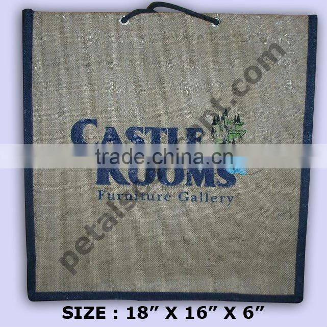 Advertising jute bag
