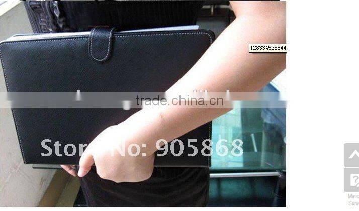 2014 hot selling leather case for 7 inch keyboard Tablet PC with Mini USB 2.0 connector