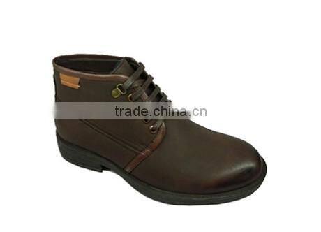 Mens PU cheap work boots camper boots with outsole
