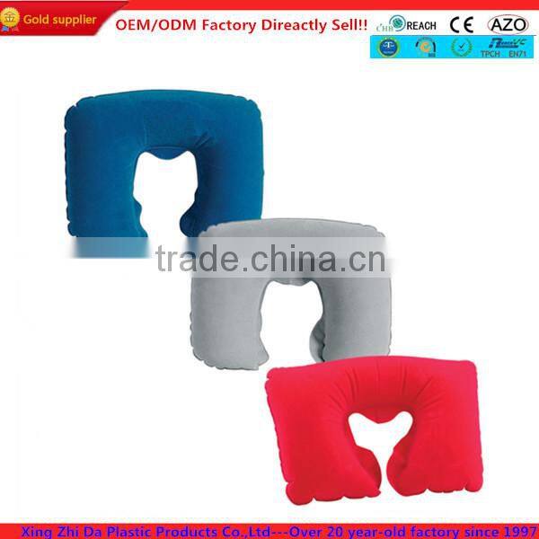 U-shap inflatable air filled pillow bag