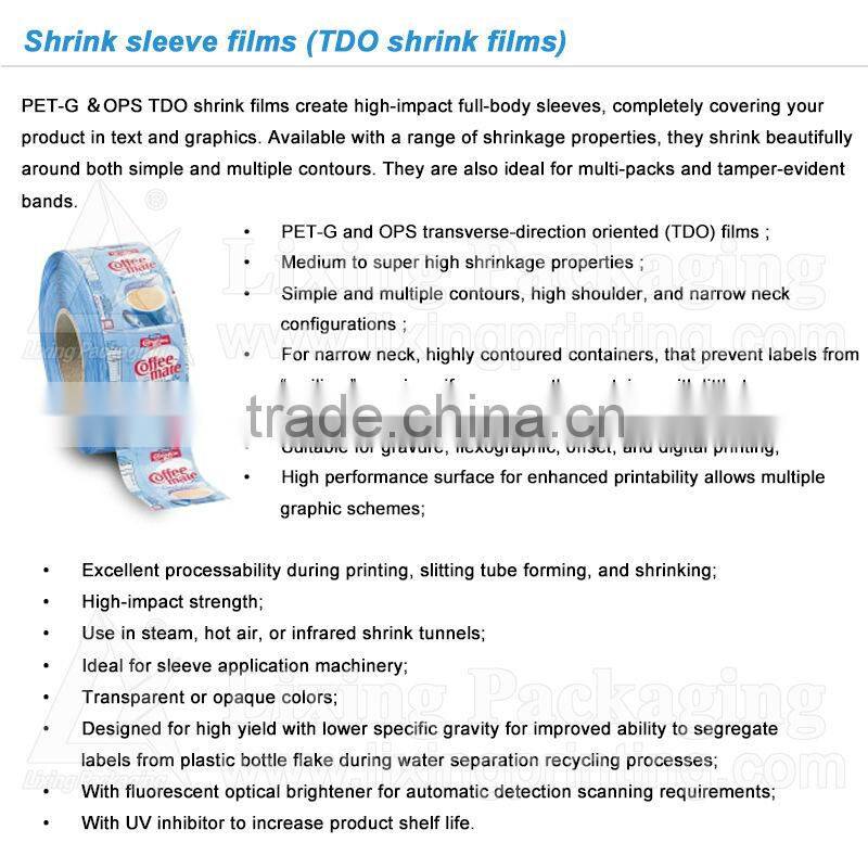 PET shrink sleeve