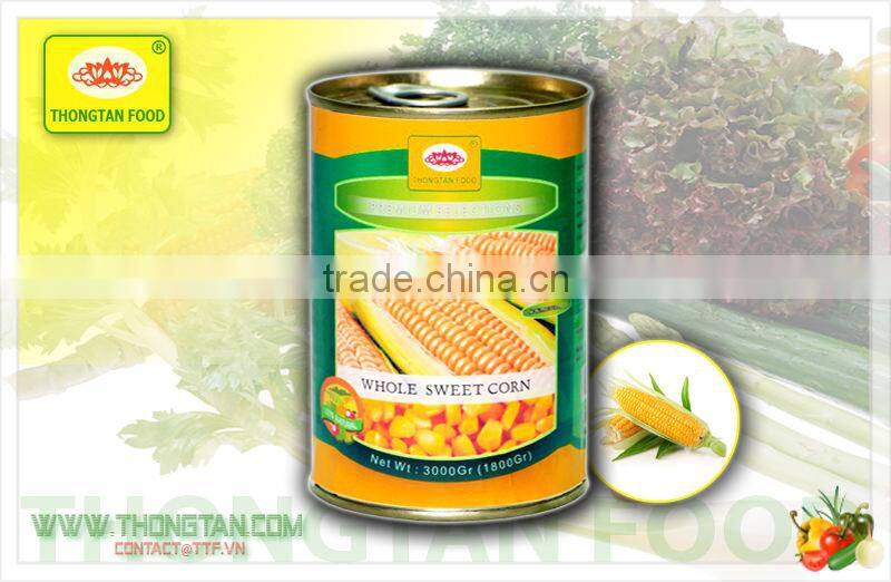 Bulk Canned Sweet Corn, good price