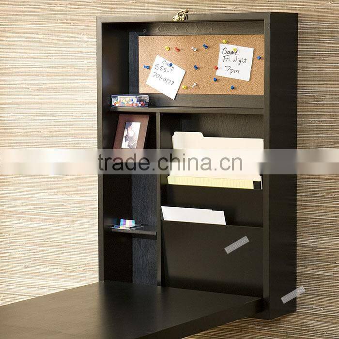 Folding Desk with Wall Mounted Cabinet