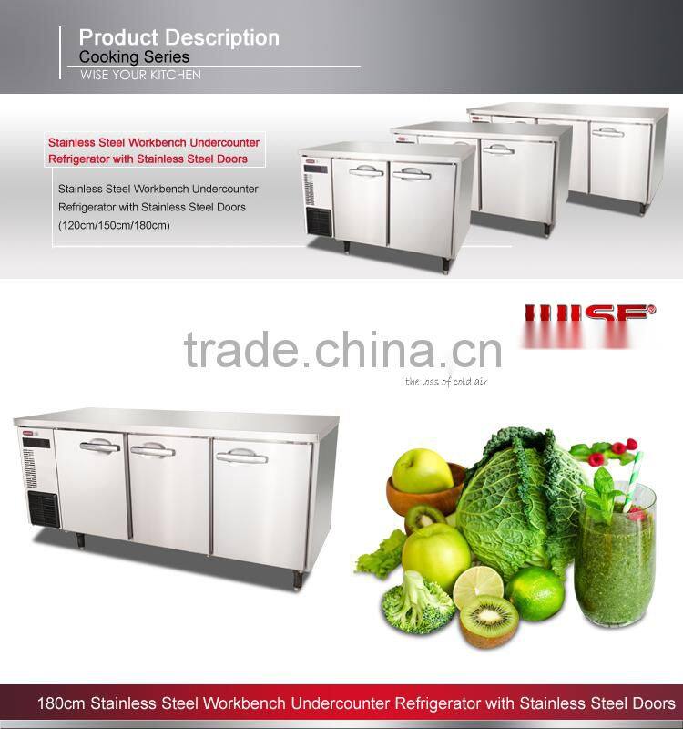 Most Popular Standard 180cm Undercounter Refrigerated Work Bench As Kitchen Equipment