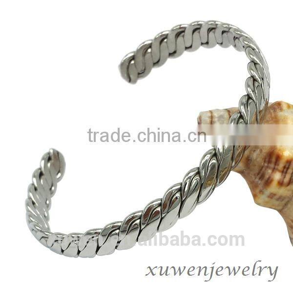 factory made wholesale 316l stainless steel fancy bangles design