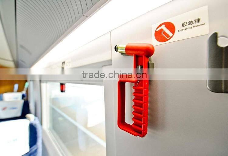 new style Emergency car hammer seat belt cutter glassing breaking window hammer