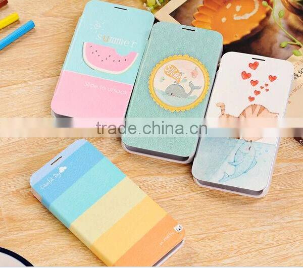 high quality leather phone case for iphone 5 wallet case cell phone case