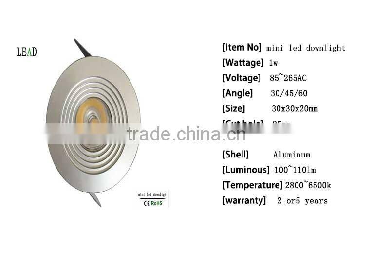Dimmable led downlight 7w waterproof led downlight recessed downlight 2800~6500k