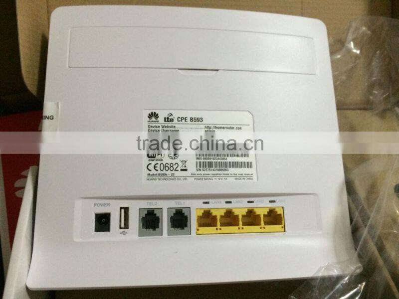 Original Huawei B593 4G GSM Router 4G LTE Cpe Router Wifi Router Mobile Sim Card