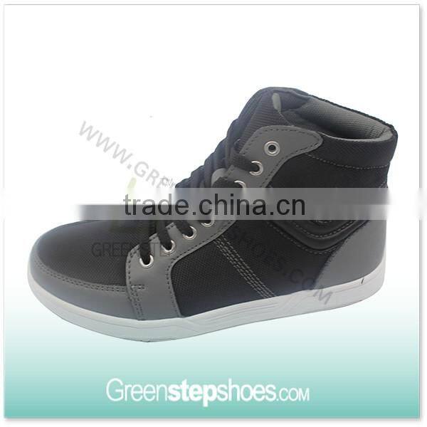 High top sneakers army green canvas men casual boots