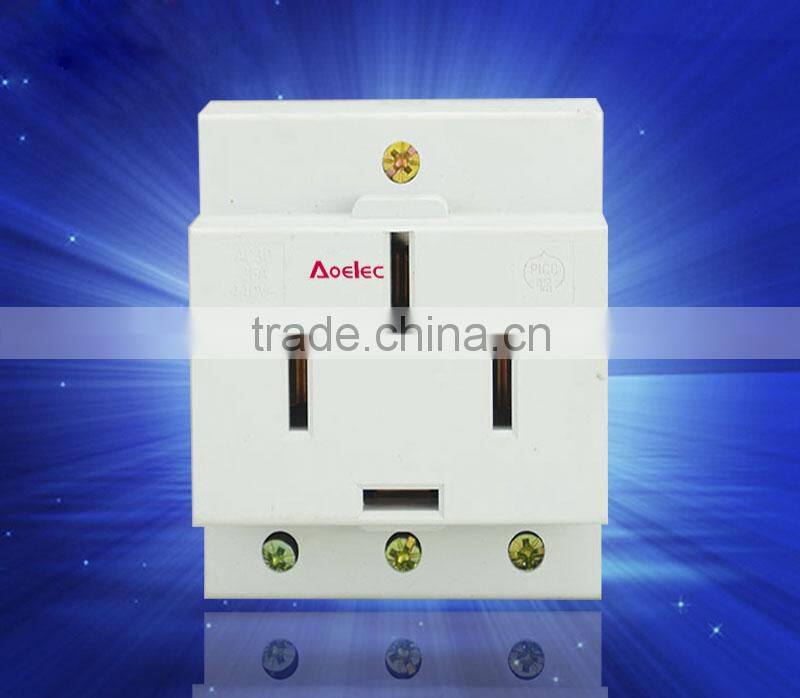 AC30-16/2 Din Rail Modular Socket