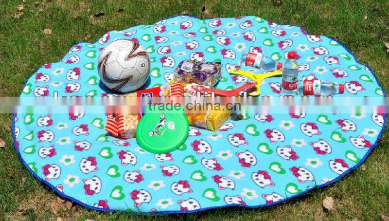 Funny waterproof multifunctional picnic bag/picnic mat/blanket mat