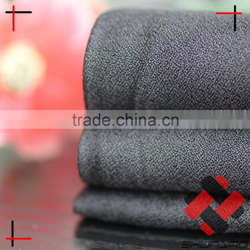 viscose rayon blend moss crepe fabric 54%V46%R 120DX30S for women clothes