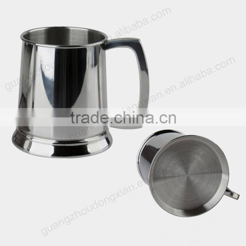 Stainless steel double wall customized coffee mug
