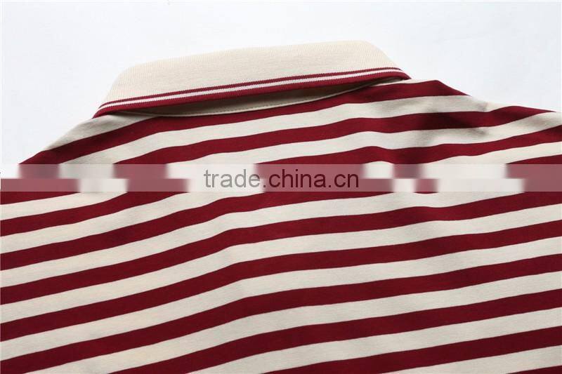 High quality clothes cotton new design stripes polo tee shirts for mens alibaba china
