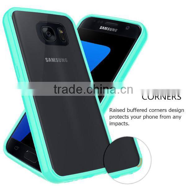 C&T Crystal Clear Hybrid Shockproof TPU Bumper with Clear Back Panel Cover Case for LG G5