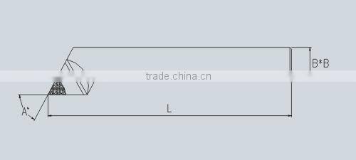 PCD Turning Tools for Processing Aluminum Copper Alloy Non-ferrous Metal Cutting Tools
