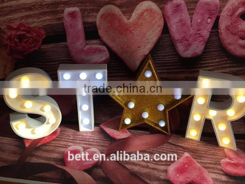 new material LED symbol shape light or marquee light for decoration