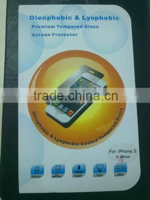 2014 hot product!! tempered glass screen protector or iphone 5 glass screen gurad