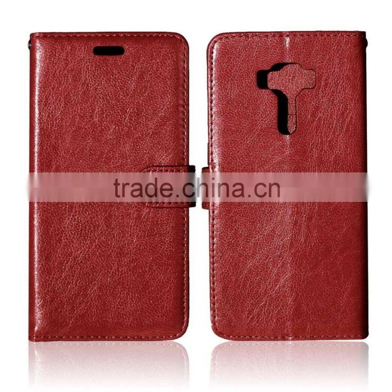 Cell Phone PU Leather Flip Card-slot Case for ASUS ZenFone ZD552KL