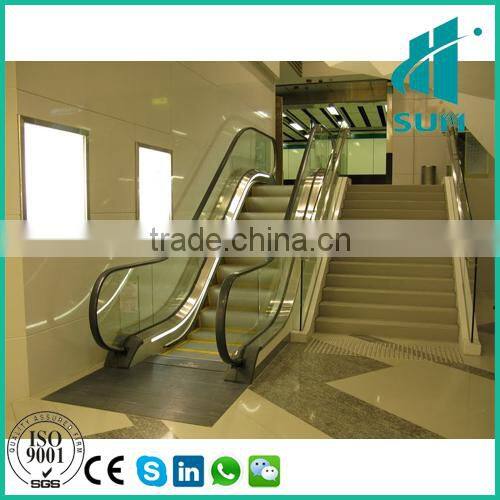 Economical indoor using VVVF escalator step chain