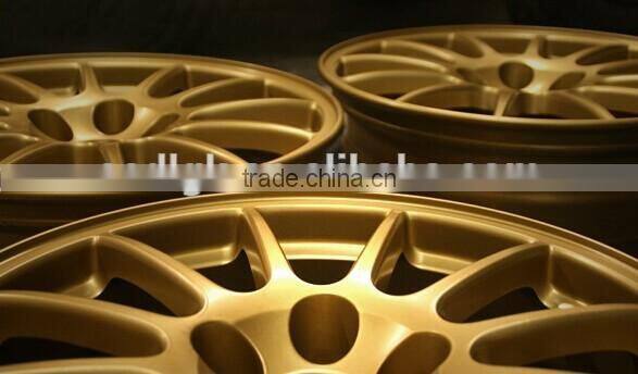 gold wheel powder coating automobile paint