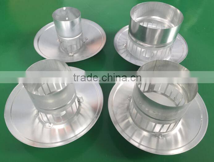 Galvanized Steel Dome Cap Mushroom Vent Cap Round Roof Cowl