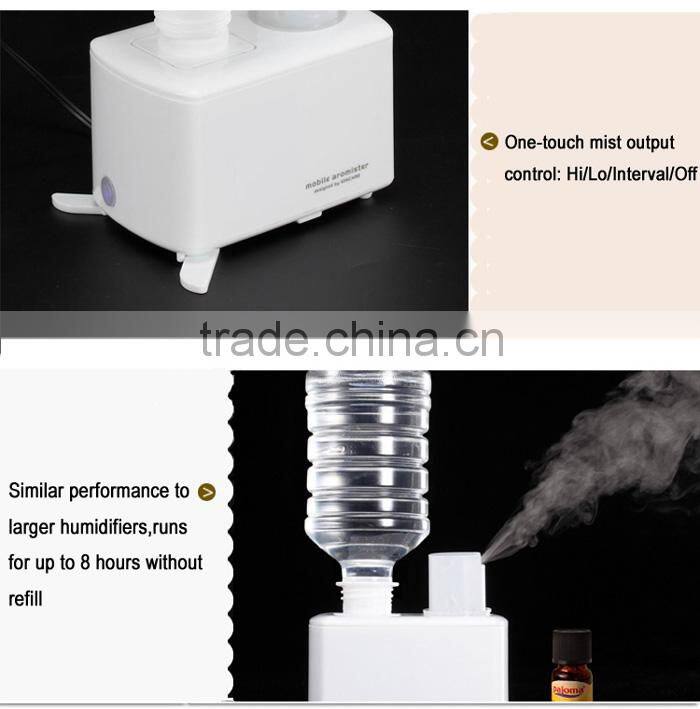 2015 china manufacture top quality best price Portable Ultrasonic Aroma Humidifier with 1 year warranty