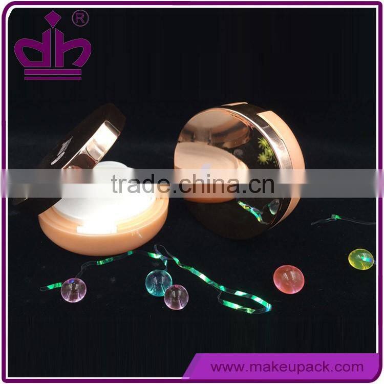 White plastic compact air cushion bb foundation case