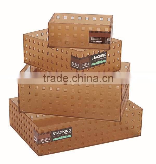 Multi-function Plastic Storage Box without Lid