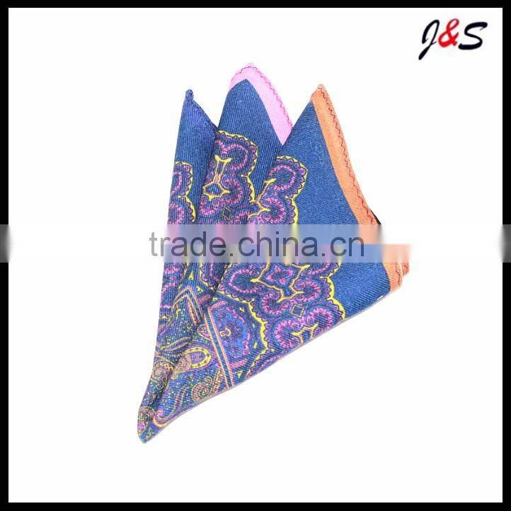 New fashion collection pocket square wool, woll pocket square for men