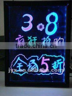 elegant fashionable acrylic advertising board