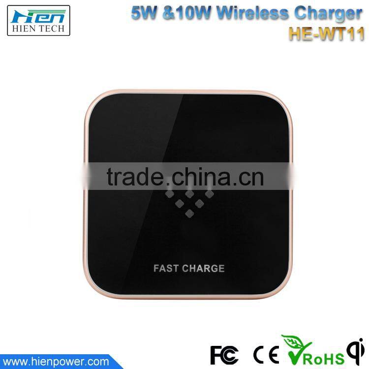 9V1.7A fast QI Wireless Charger for Mobile phone 10W