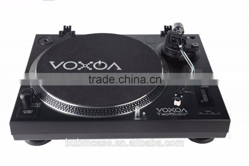 VOXOA T40 33/45 two speed turntable player, classic USB Turntable for DJ music lover 2016