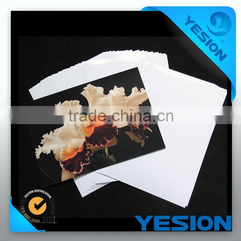 Dye ink a4 size glossy double photo paper for Asia market