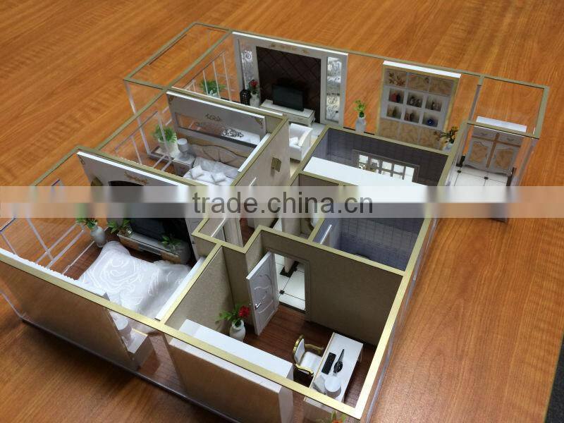 3D Maquette Internal layout scale model for sale