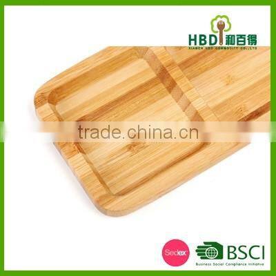 Hot selling fashion Bamboo food dish sauce boat