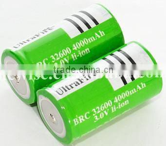 Protected Battery BRC 32600 4000mah 3.0V Li-ion Rechargeable Battery