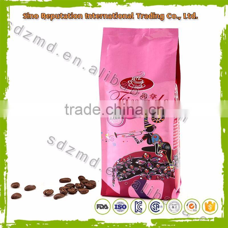 Brand new coffee packaging bag with valve with CE certificate