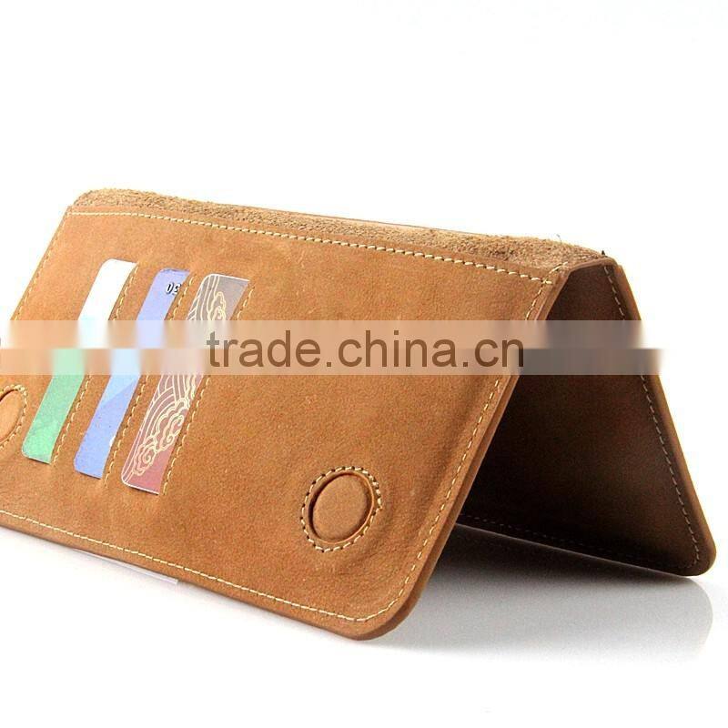 universal wallet genuine leather double phone case cover pouch bags for samsung galaxy note A J E S 1 2 3 4 5 6 7 i9220 pocket