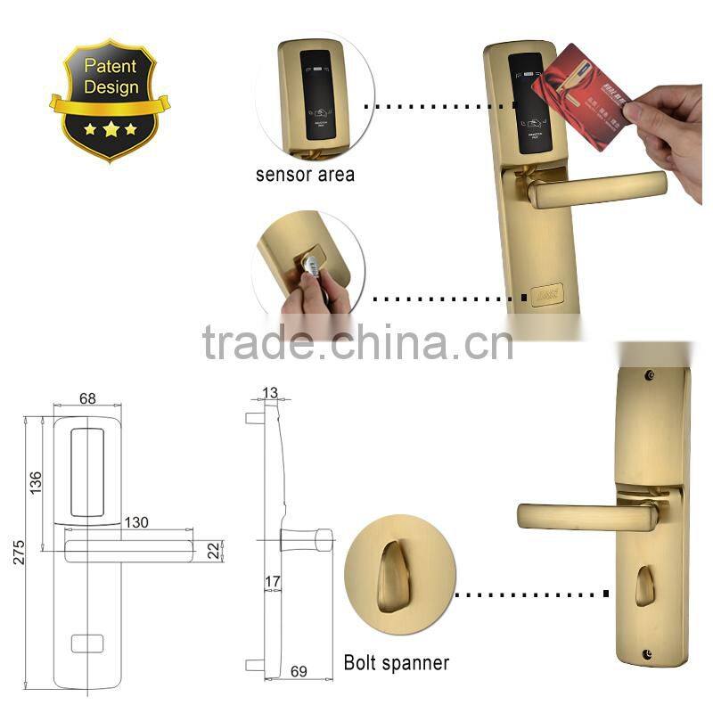 digital card lock, smart lock,electronic key door lock