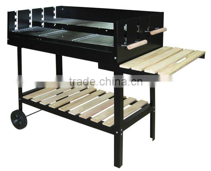 adjustable grate height bbq grill