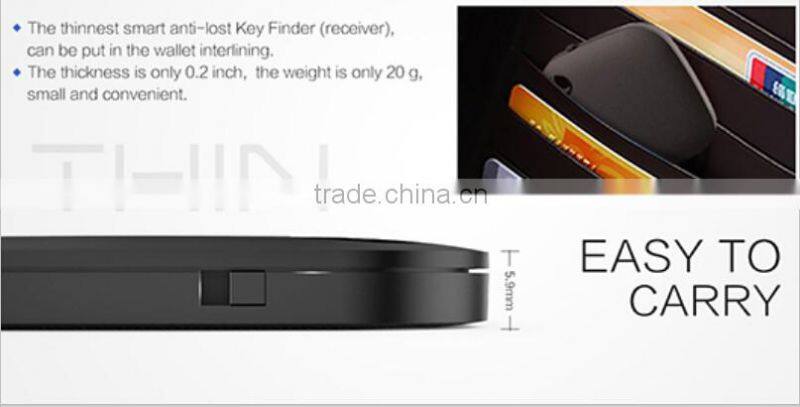 2016 fashion design home usage install on wall wireless/bluetooth anti-lost key finder