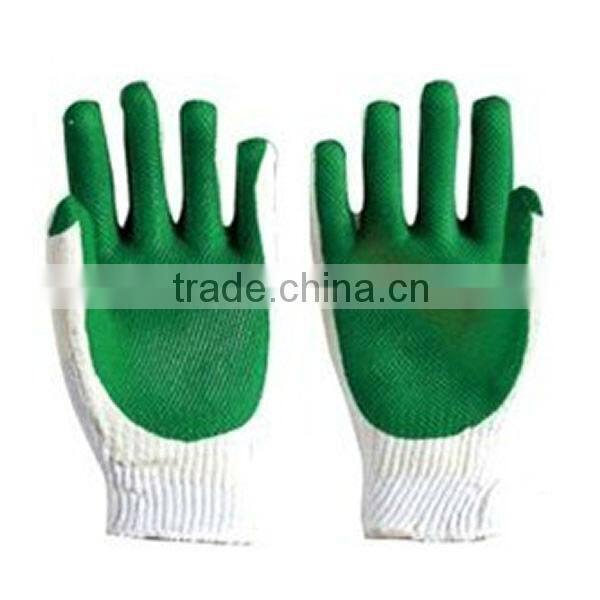 Zebra Strip Nylon Knitted PVC Coated Gloves