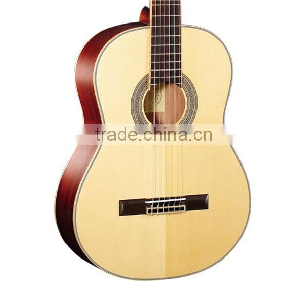 Solid spruce Body Material and Ebony, Sapele Fingerboard Material Hot sale electric guitar
