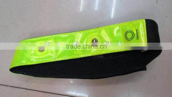 reflective slap bracelets,led Reflective band,Reflective pvc