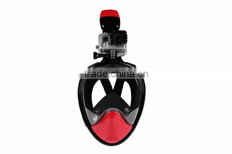 2016 hot sell full face snorkel Diving Mask for Gopro SJCAM