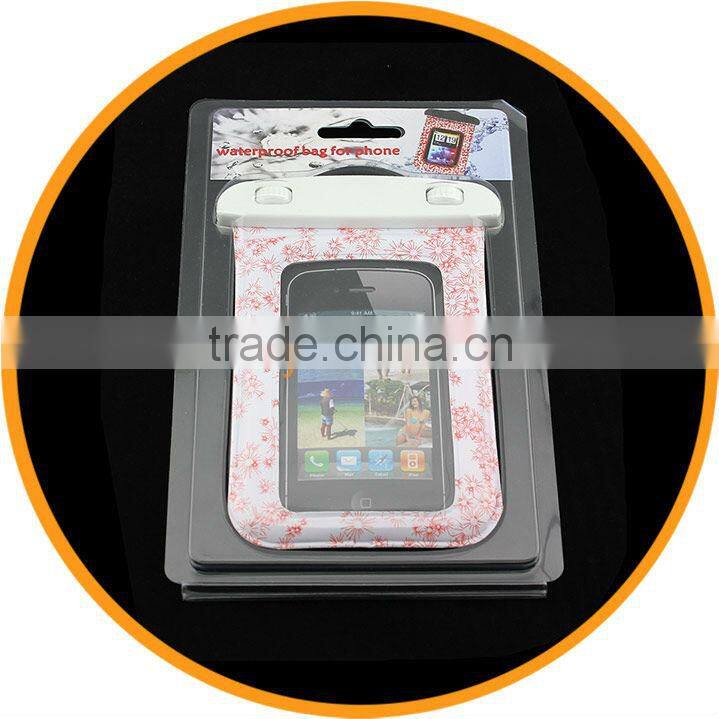 Hot Selling Sport Swimming Cheap Waterproof Bag for iPhone 5 4S Samsung S3 from Dailyetech CE ROHS IPX8 Certificate