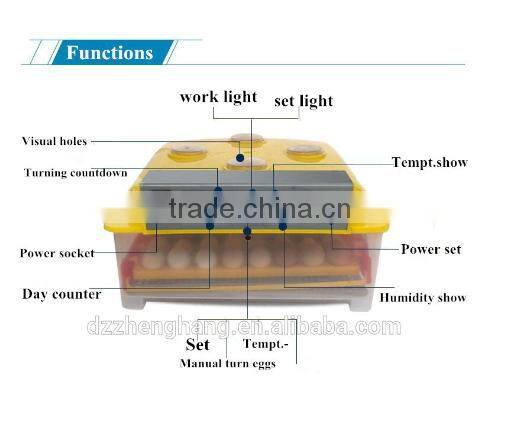 2016 toppest CE Approved egg incubator/egg hatcher/Egg hatching machine