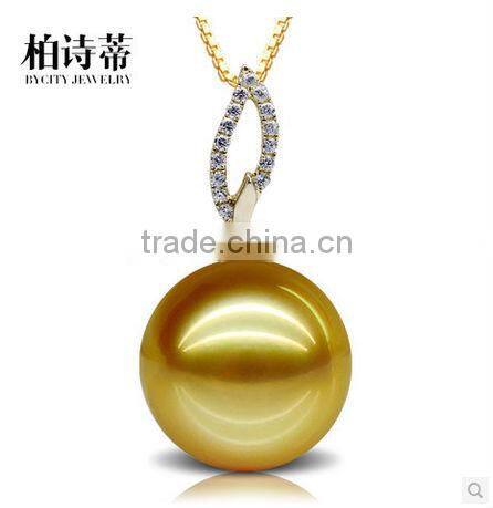 100% 18K pure yellow gold pendant